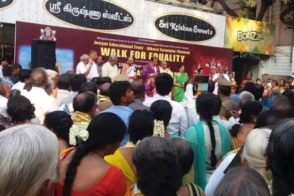 statue of equality walk in Chennai