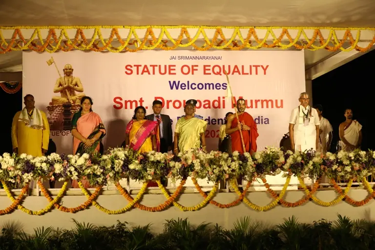 3d Mapping at Statue of Equality Smt Droupadi Murmu