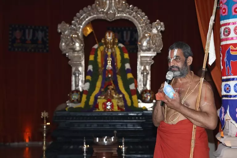 HH Chinna Jeeyar Swamiji With Sri Ramanujacharya Swami