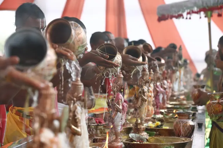 Pancha kalasa snapana